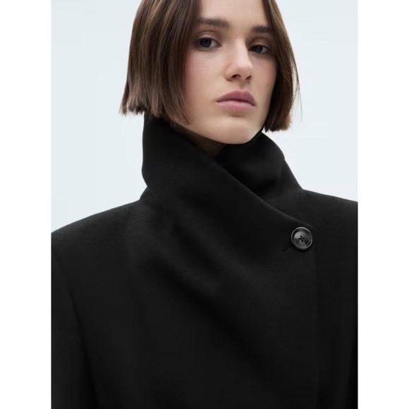 Mango Sirenita Belted Wool Blend Coat NWT - Picture 5 of 15